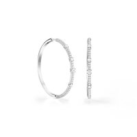 Orecchini Damiani Donna Notte Di San Lorenzo in Oro bianco Diamante 0.59 Ct 20091228 - 20091228